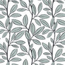 Tela LEAVES AGUA 24 WaterWash by MD - Muestra 15x20cm