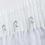 Visillo con cinta fruncidora Septentrio Blanco Maison Decor