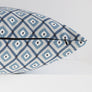 COJÍN DIAMONDS AZUL 45x45 MAISON DECOR