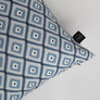 COJÍN DIAMONDS AZUL 45x45 MAISON DECOR