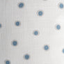 COJÍN DOTS BLANCO Y AZUL 45X45 MAISON DECOR