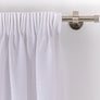 Visillo con cinta fruncidora Gregal Blanco Maison Decor