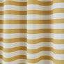 Cortina con ollaos Stripes Mostaza Maison Decor