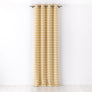 Cortina con ollaos Stripes Mostaza Maison Decor