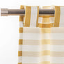 Cortina con trabilla oculta Stripes Mostaza Maison Decor