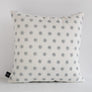 COJÍN YES BLANCO Y TURQUESA 45X45 MAISON DECOR