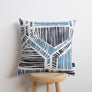 COJÍN CONTRAST AZUL 45X45 MAISON DECOR
