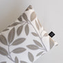 COJÍN LEAVES LINO 30X45 MAISON DECOR