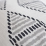 COJÍN RHOMBUS GRIS 30X45 MAISON DECOR