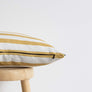 COJÍN STRIPES MOSTAZA 30X45 MAISON DECOR