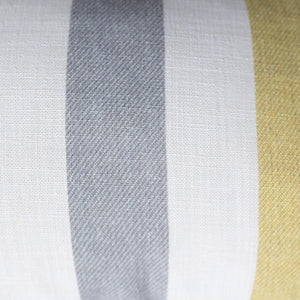 COJÍN COMBO MOSTAZA LINO GRIS 30X45 MAISON DECOR