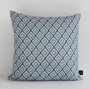 COJÍN DIAMONDS AZUL 45x45 MAISON DECOR