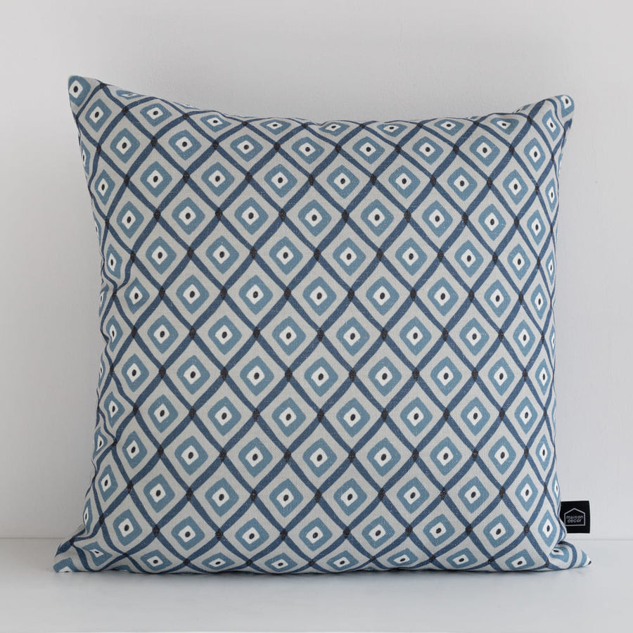 COJÍN DIAMONDS AZUL 45x45 MAISON DECOR