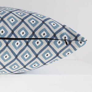 COJÍN DIAMONDS AZUL 45x45 MAISON DECOR