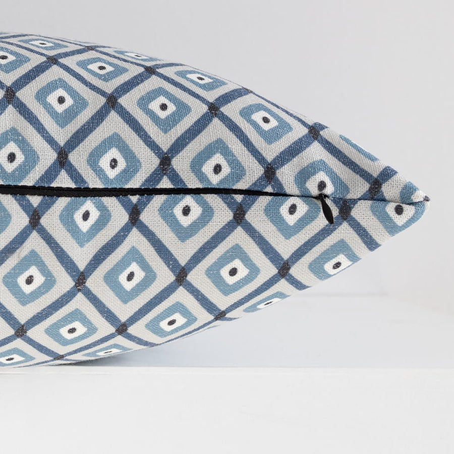 COJÍN DIAMONDS AZUL 45x45 MAISON DECOR