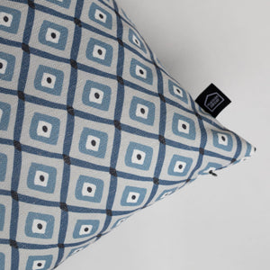 COJÍN DIAMONDS AZUL 45x45 MAISON DECOR