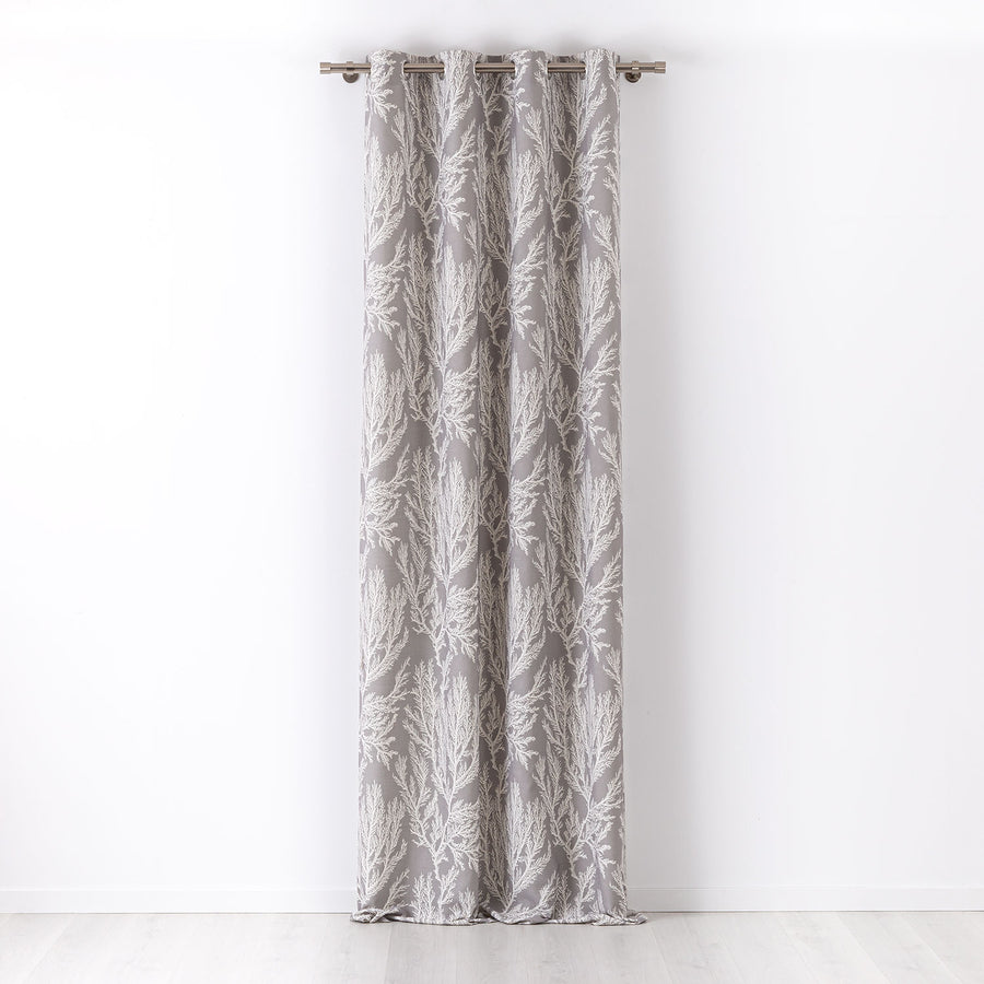 Cortina con ollaos Reef Gris Maison Decor