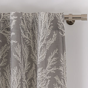 Cortina con trabilla oculta Reef Gris Maison Decor