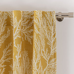 Cortina con trabilla oculta Reef Mostaza Maison Decor