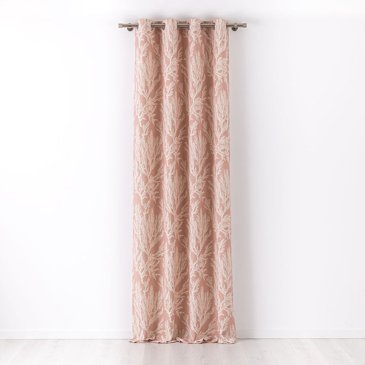 Cortina con ollaos Reef Rosa Maison Decor