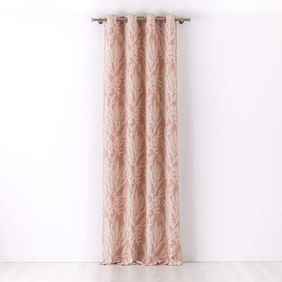 Cortina con ollaos Reef Rosa Maison Decor