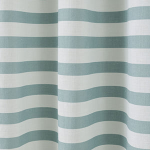 Cortina con ollaos Stripes Agua Maison Decor