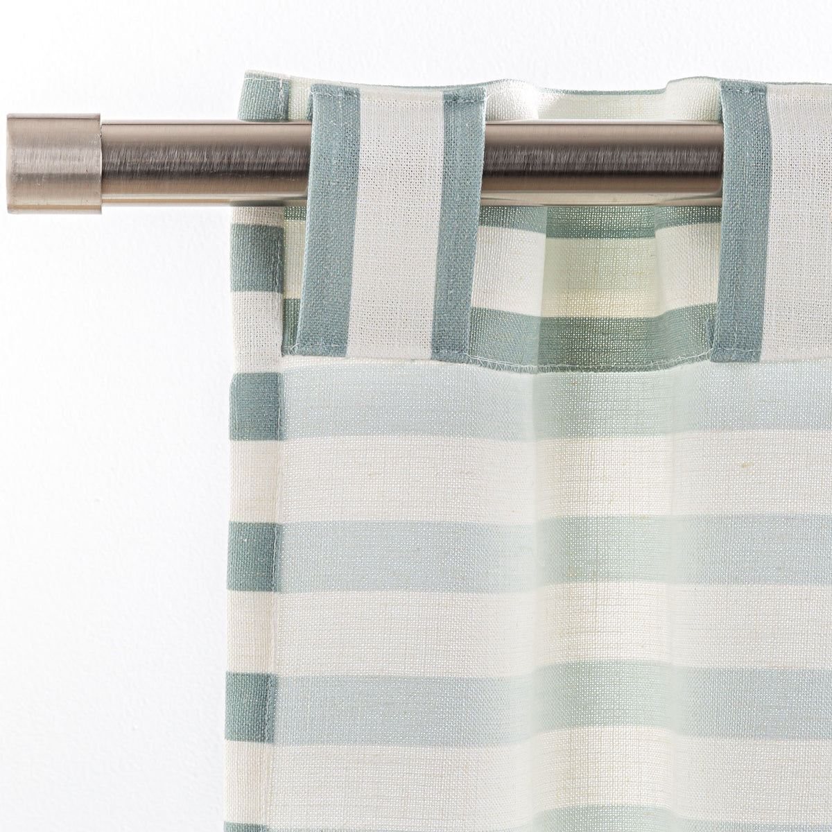 Maison Exclusive - Cortinas De Gasa Con Trabillas 2 Uds Turquesa 140x140 Cm 94620603