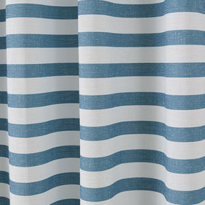 Cortina con ollaos Stripes Azul Maison Decor