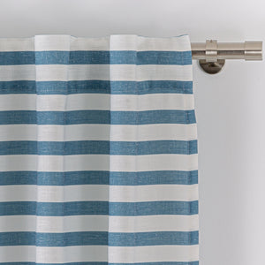 Cortina con trabilla oculta Stripes Azul Maison Decor