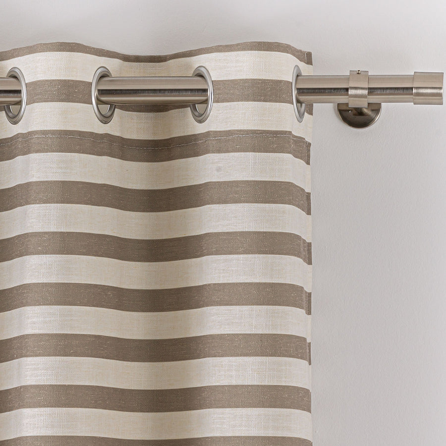 Cortina con ollaos Stripes Lino Maison Decor