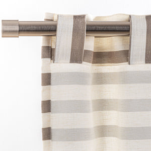 Cortina con trabilla oculta Stripes Lino Maison Decor