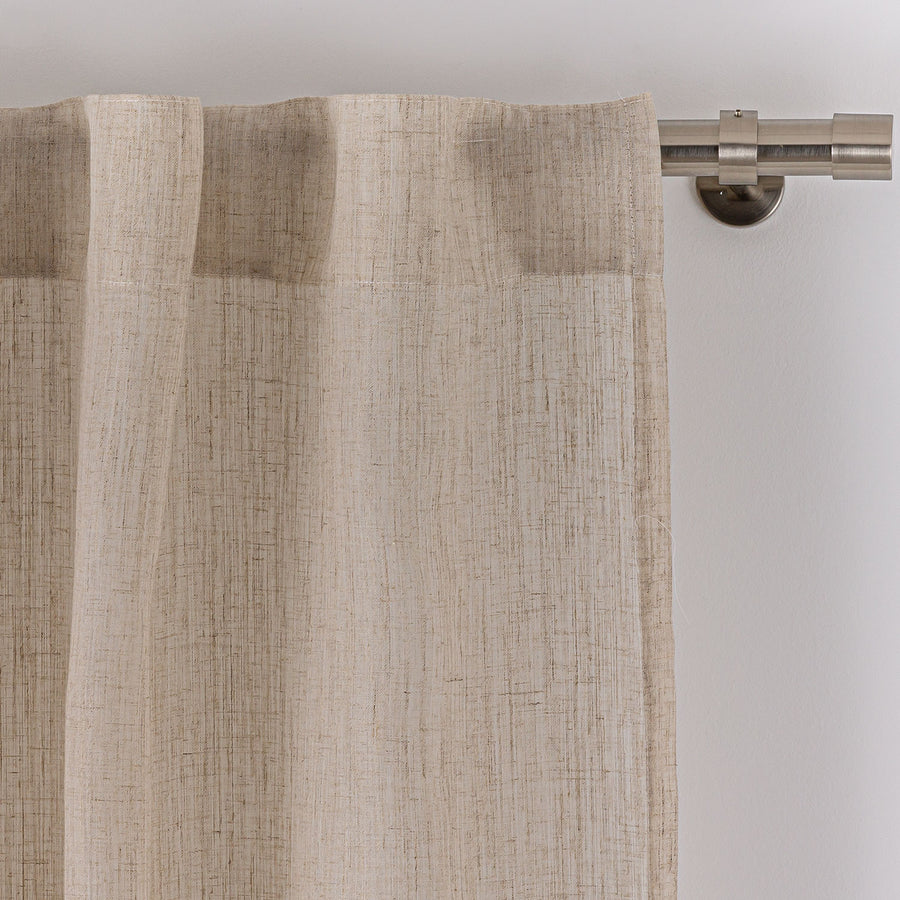Visillo con trabilla oculta Vulturno Lino Maison Decor