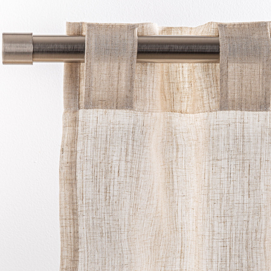 Visillo con trabilla oculta Vulturno Lino Maison Decor